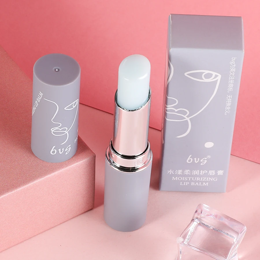 Lip Balm Moisturizing Lipstick Base Moisturizing Nourish Waterproof Long Lasting Non-Stick Cup Repair Lip Care Products