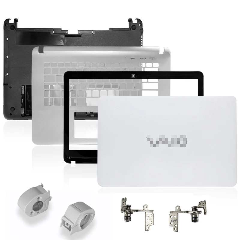 New For Sony SVF142 SVF143 SVF143a1qt SVF14326scw Lcd Back Cover/Front Bezel/Plamrest/Bottom Case/Hinges/Hinge Cover Non-Touch