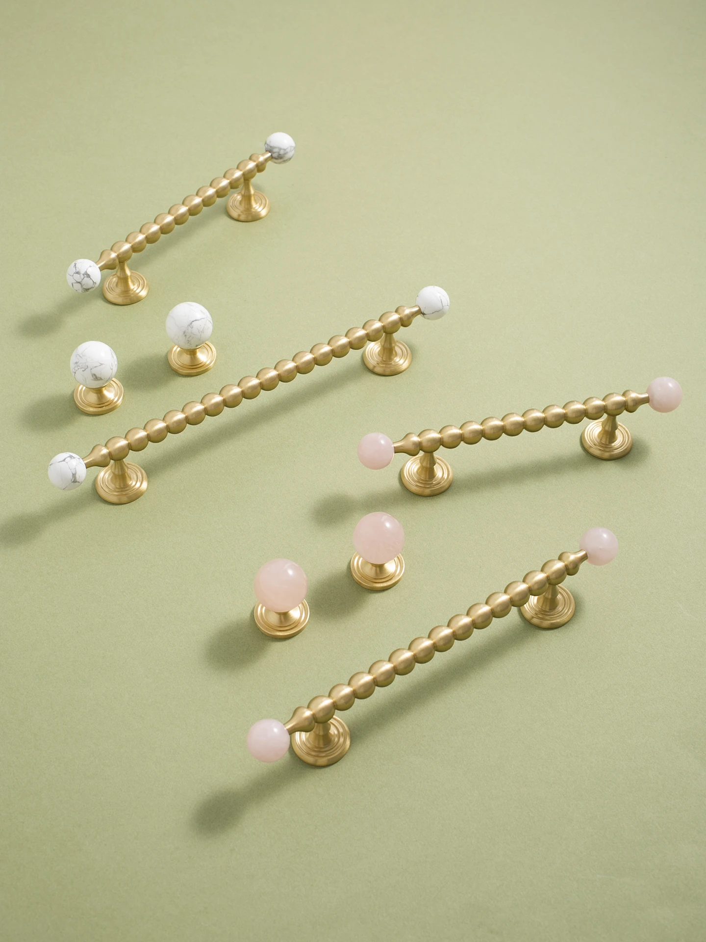 

French Vintage Crystal Cabinet Pulls Drawer Knobs Wardrobe Door Single Hole Brass Turquoise Furniture Hardware Handle