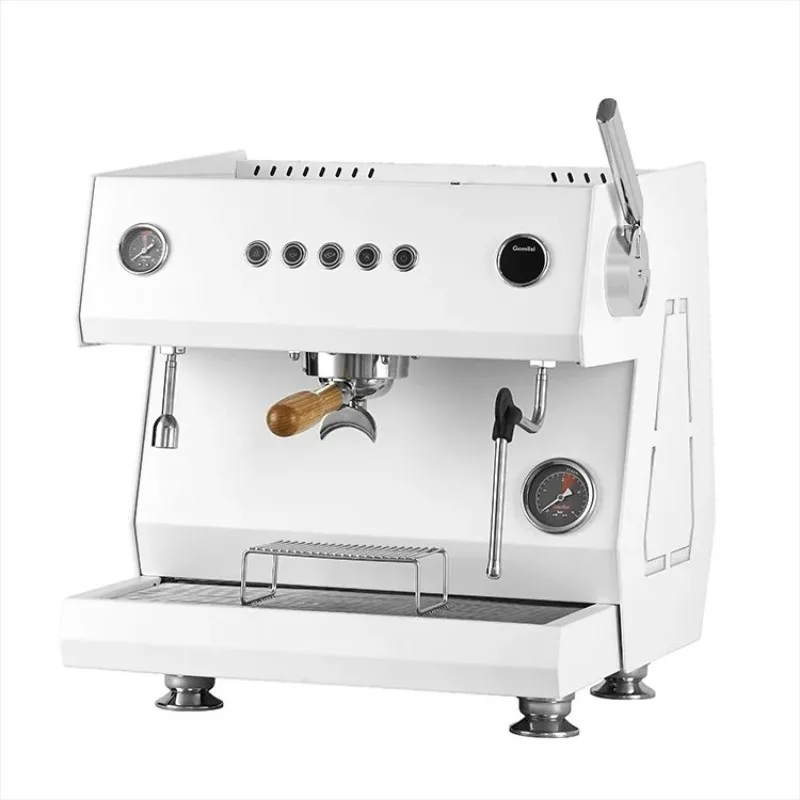 

3-in-1 Dual Boiler Commercial Espresso Machine, Professional Semi-Automatic Coffee Maker with Control & Rotary