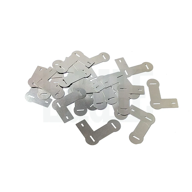 

20pcs/Pack 18650 Battery 0.12mm Nickel Plated Sheets Polygonal Battery Nickel Sheet For Spot Welding Batteries Connection Tabs