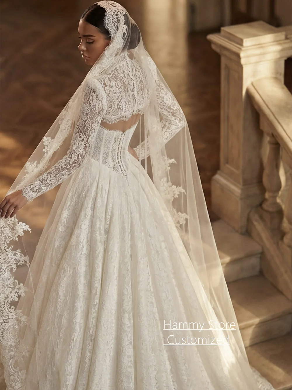 New Arrival Wedding Dress with Bolero Jacket Customized Sweetheart Beading Pearls Corset Bridal Gown Robe De Mariage