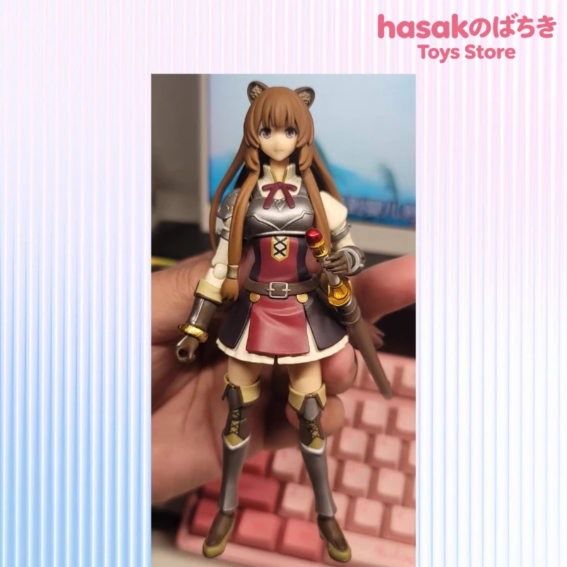 En stock: Figura de acción original MAX Factory FIGMA de Raphtalia de The Record of The Shield Hero, modelo de regalo para niños, empaque en caja de espuma.