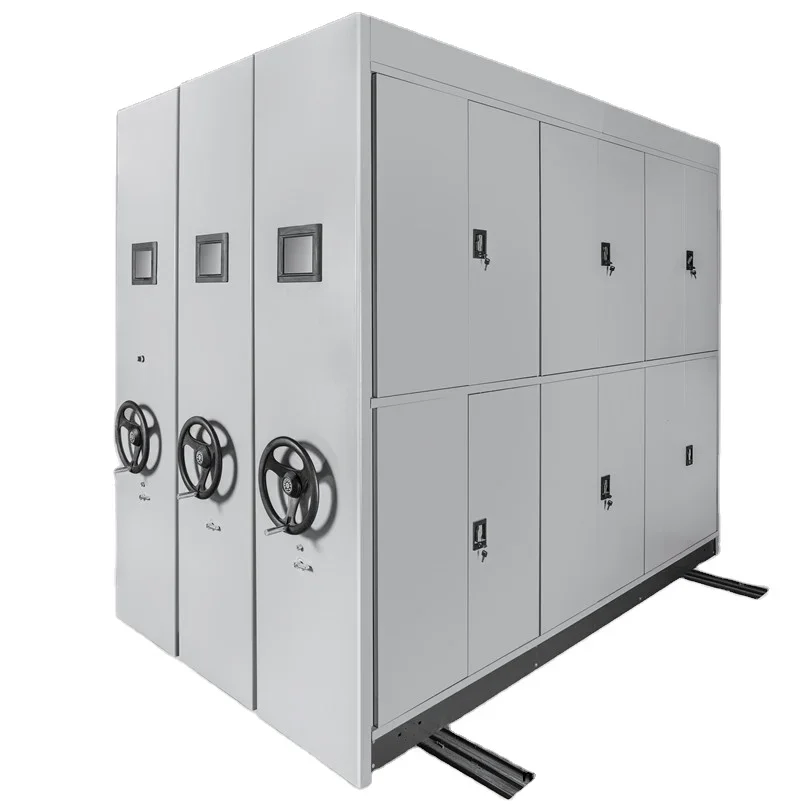 Library Steel Mobile Compactor Cabinet Shelving System/Metal Mass Shelf