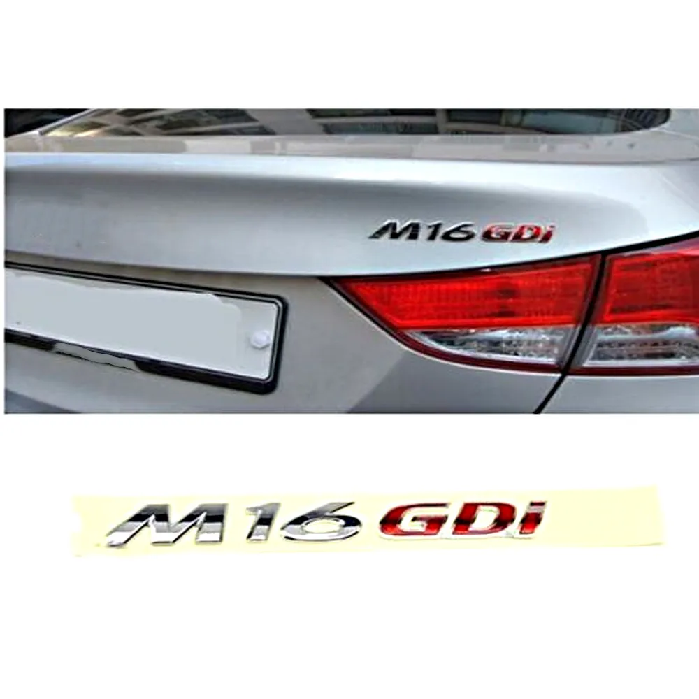 863143X100 86314-3X100 Хром M16 GDI Логотип Задний значок эмблема для HYUNDAI AVANTE 2011-2014 863143X100 86314-3X100 Хром M16 GDI Логотип Задний значок эмблема для HYUNDAI AVANTE 2011-2014