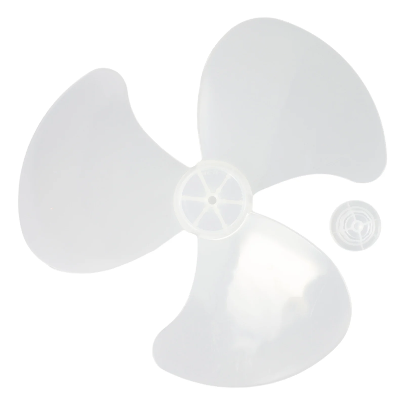 16Inch 3 Leaves Plastic Fan Blade With Nut Coverfor Standing Pedestal Floor Table Fanner Electric Fan Accessories image 6