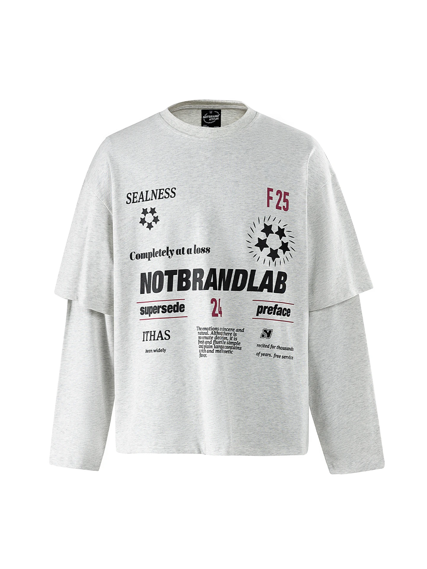 

Американская ретро-футболка с длинным рукавом и принтом, мужская, весенняя, повседневная, парная, с круглым вырезом, свободного кроя, из хлопка, молодежная, модная