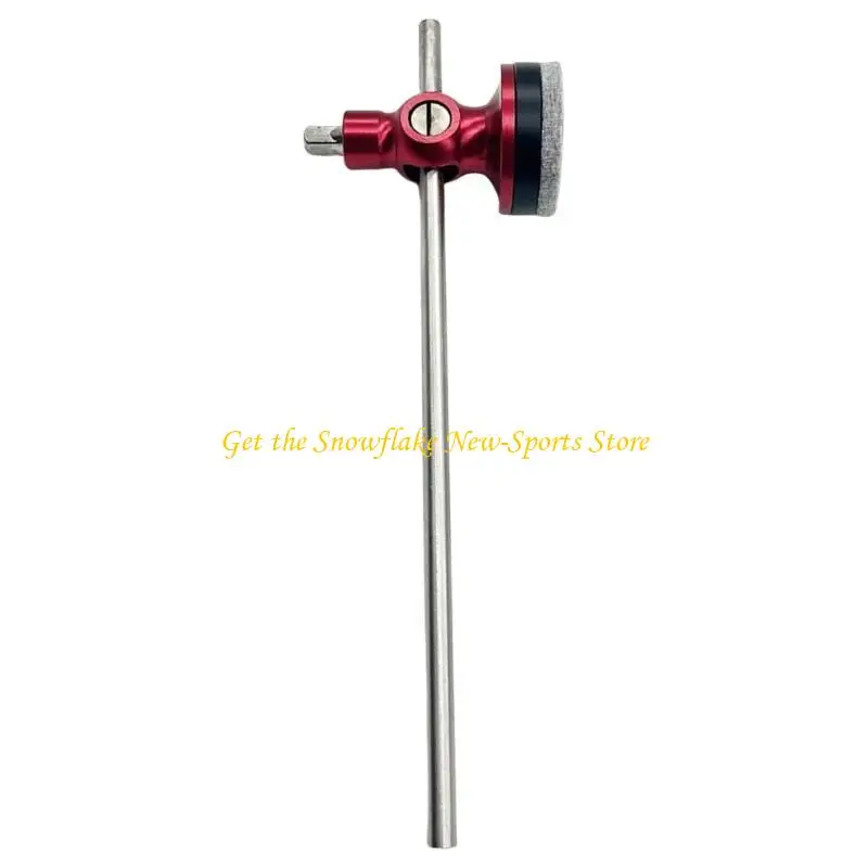 Einstellbare Bass Drum Pedal Beater Aluminium Legierung Hammer Kopf Kick Drum Fuß Pedal Beater Percussion Instrument Teile – Detail 3