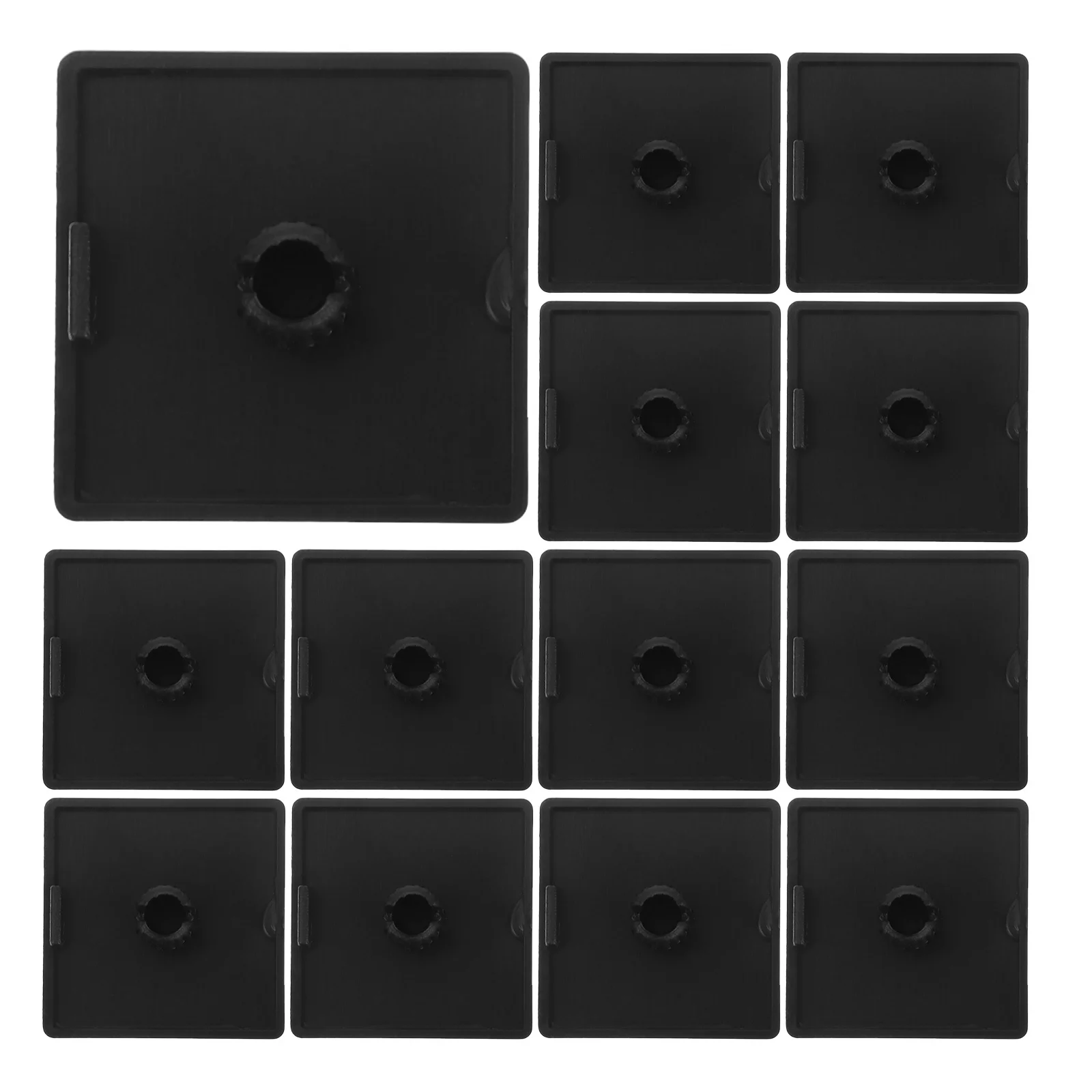 

100Pcs Nylon End Caps Square Extrusion Covers for Aluminum Profile Industrial Aluminum Profile Accessories T-Slot Fasteners