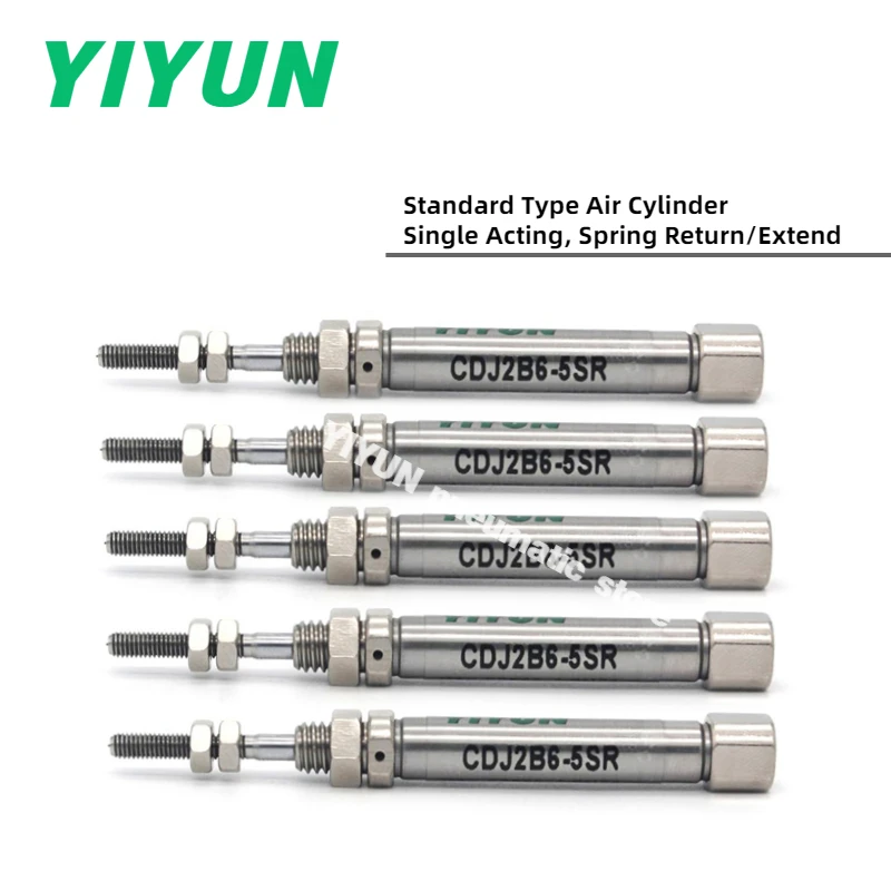 

CDJ2B6 CDJ2B10 CDJ2B16-10SR 15SR 20SR 25SR 30SR 35SR 40SR 45SR 50SR 60SR 75SR Воздушный цилиндр YIYUN серии CJ2