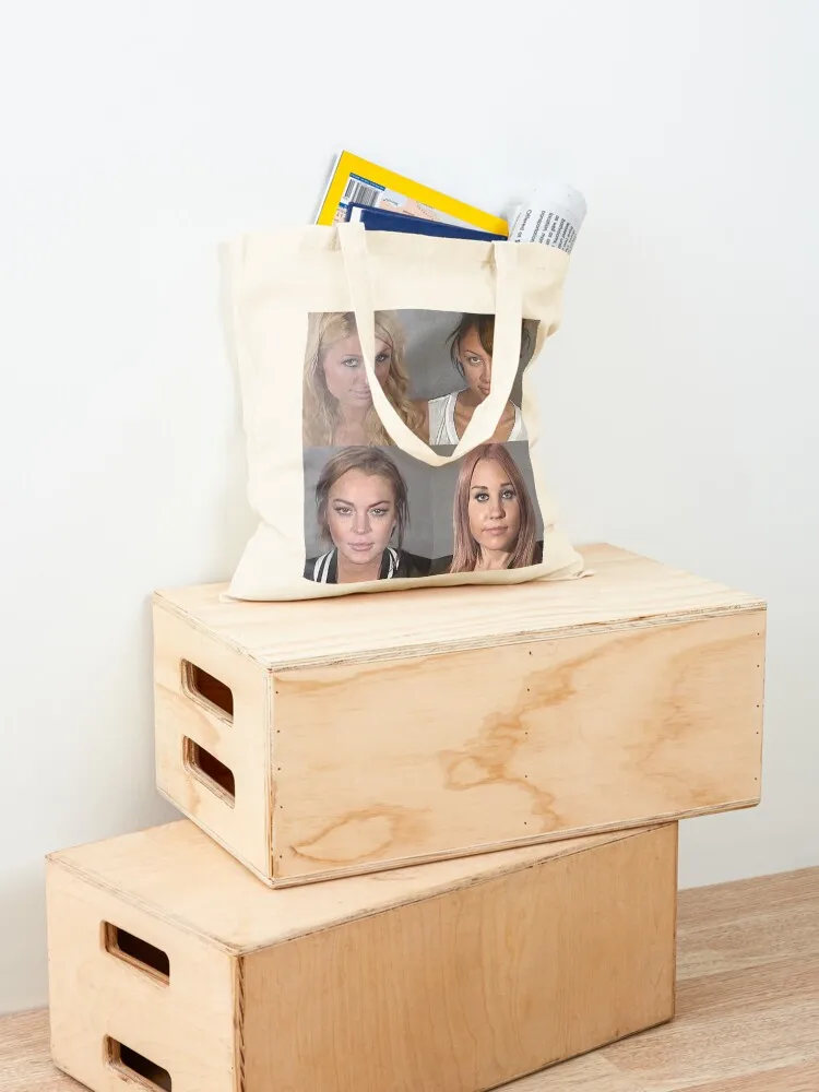 ICONIC MUGSHOTS Tote Bag bag luxury women Women's handbag shopper bags for women custom bags