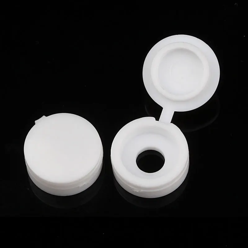 50pcs M4M5 Thickened Screw Decorative Cap Cap Self-tapping Nail Protection Hole Plug Furniture Plastic One-piece Screw Cap Nut