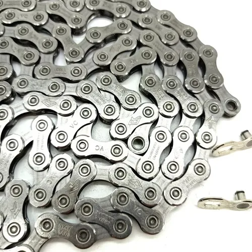 Imagen 2 del producto SHIMANO ER8 CUES LG500 Cadena de bicicleta de 9/10/11 velocidades para bicicleta de carretera MTB 124 eslabones cadena de bicicleta eléctrica cadena de bicicleta de montaña piezas originales