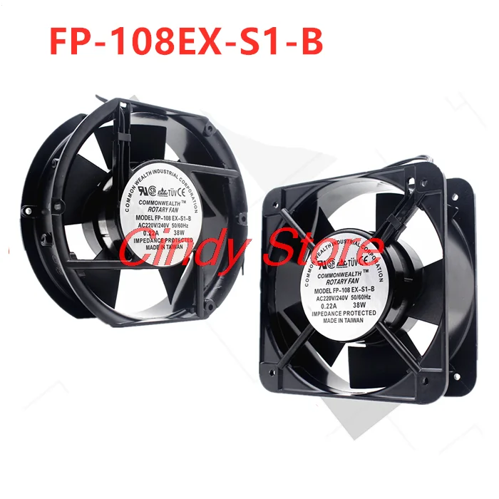 

Axial Fan FP-108EX-S1-B 220V 38W Dual Bearing Cooling Fan Oval/Square