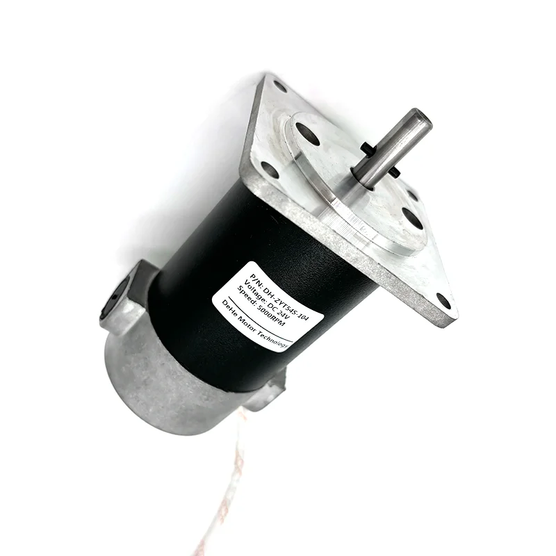 High Torque Quiet Operation 54mm Brush Tubular Motor DC 12V 2400 RPM Permanent Magnet Smart Home Industrial Automation Roller