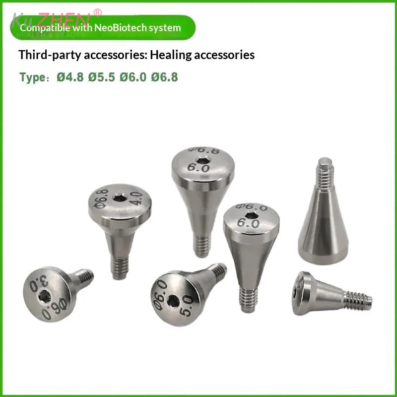 Dental Healing Abutment Compatible with Neo Biotech System Grade 5Titanium Healing Cap Screw For Clinic Lab Supply Fo NeoBiotech