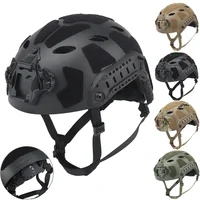 Casco táctico rápido Airsoft CS, cascos de juego para deportes al aire libre, caza, tiro, Paintball, equipo protector para cabeza