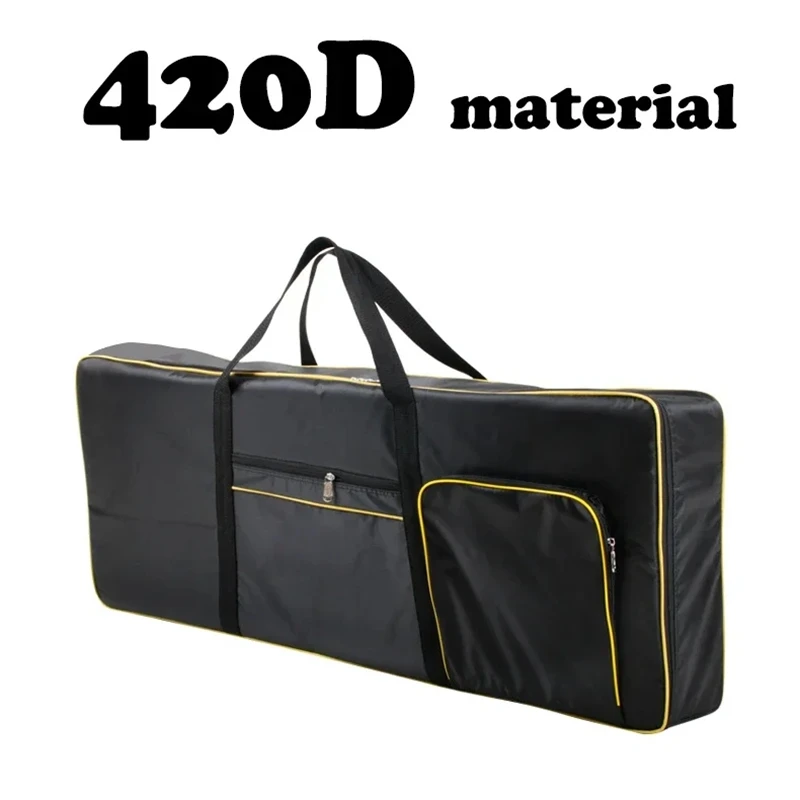 420D Waterproof Nylon Bag for 61 Keyboard Backpack Electronic Piano Cover Case for Electronic Organ Durable Gig Bag