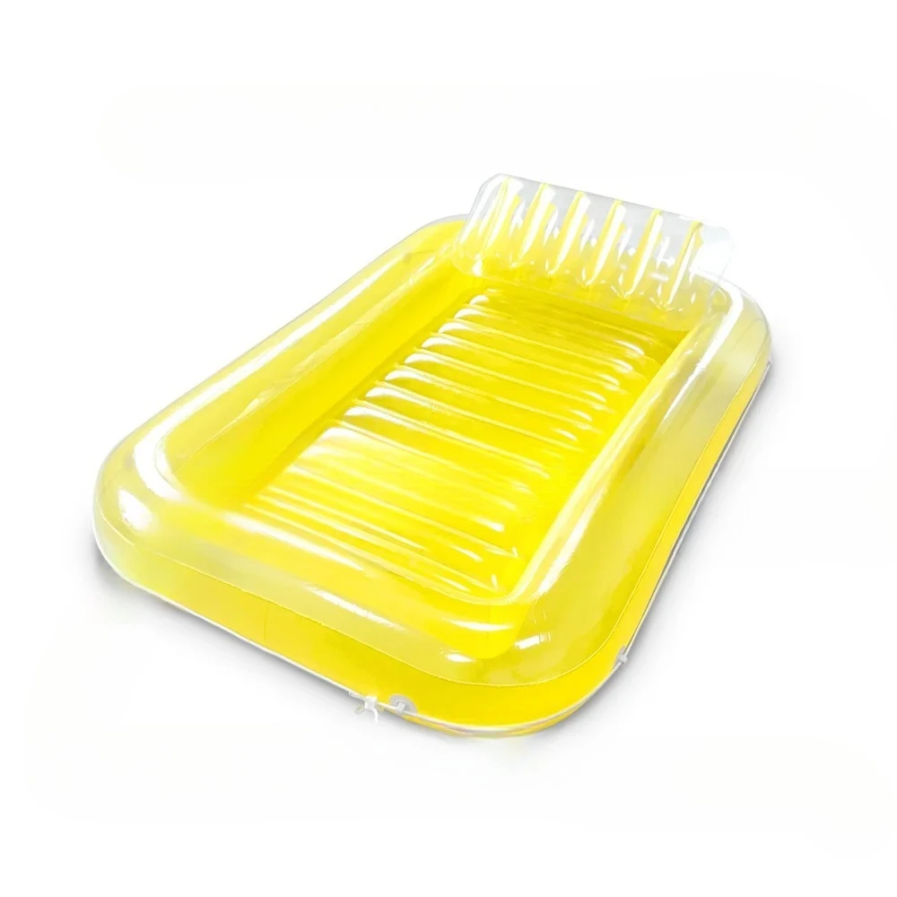 Inflatable Tanning Pool Float Swimming Pool Inflatable  Tub Lounger Mattress