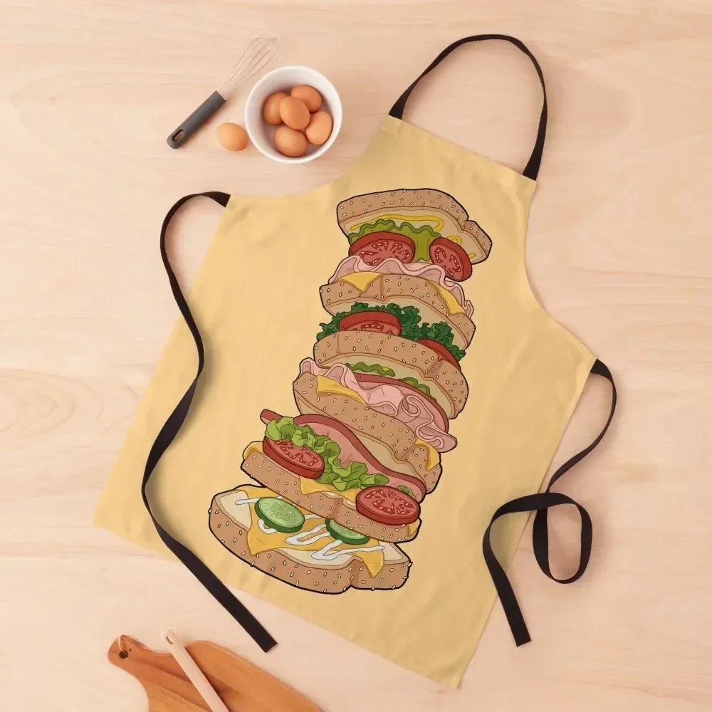 

Sandwich Apron Bib For Kitchen For Cooking Waterproof Kitchen Woman Kitchen For Man Apron