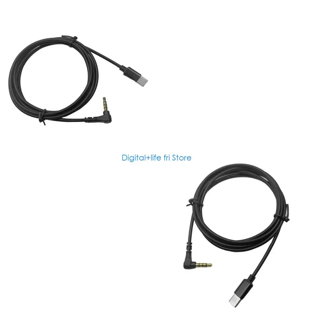 E06D 3.5mm Type C Audios Cable for Arctis 3 Headsets