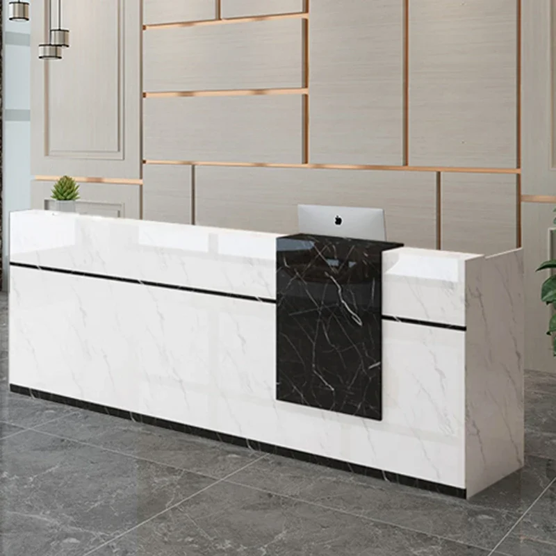 

White Church Pulpit Front Desk Lectern Restaurant Tables Retail Register Shop Counter Standing Office Pulpitos Bureau Furniture