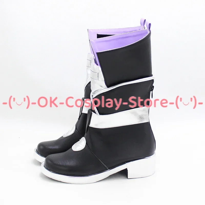 [حسب الطلب] لعبة Touken Ranbu على الانترنت Minamotoki Yomaro تأثيري أحذية أنيمي لعب الأدوار الدعامة هالوين حفلة بولي Boots الأحذية الجلدية