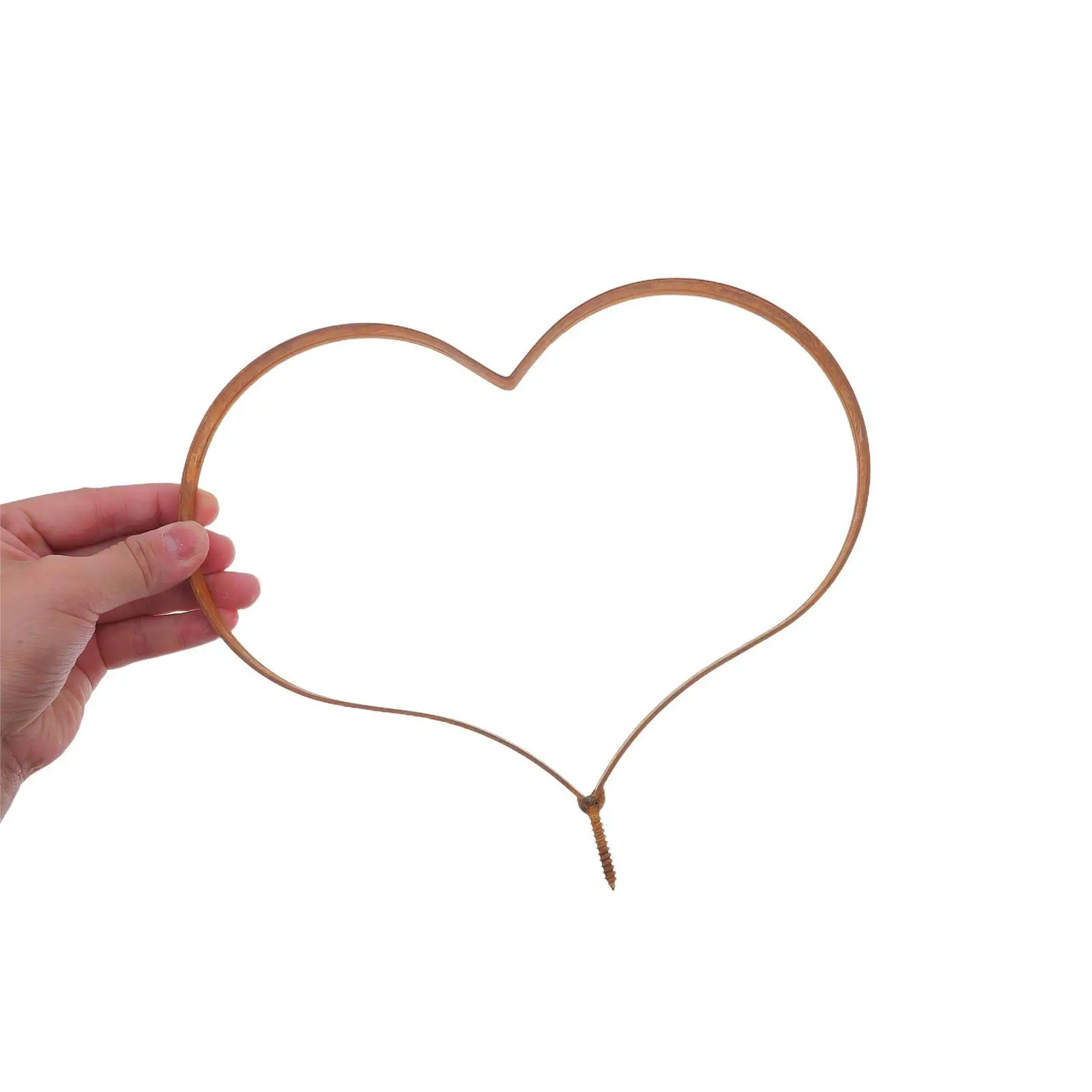 

23.5cm 9 Inch Rusty Metal Garden Stake - Heart Shaped Iron Yard Sign for Outdoor Patio Decoration - Rustic Valentine's Day