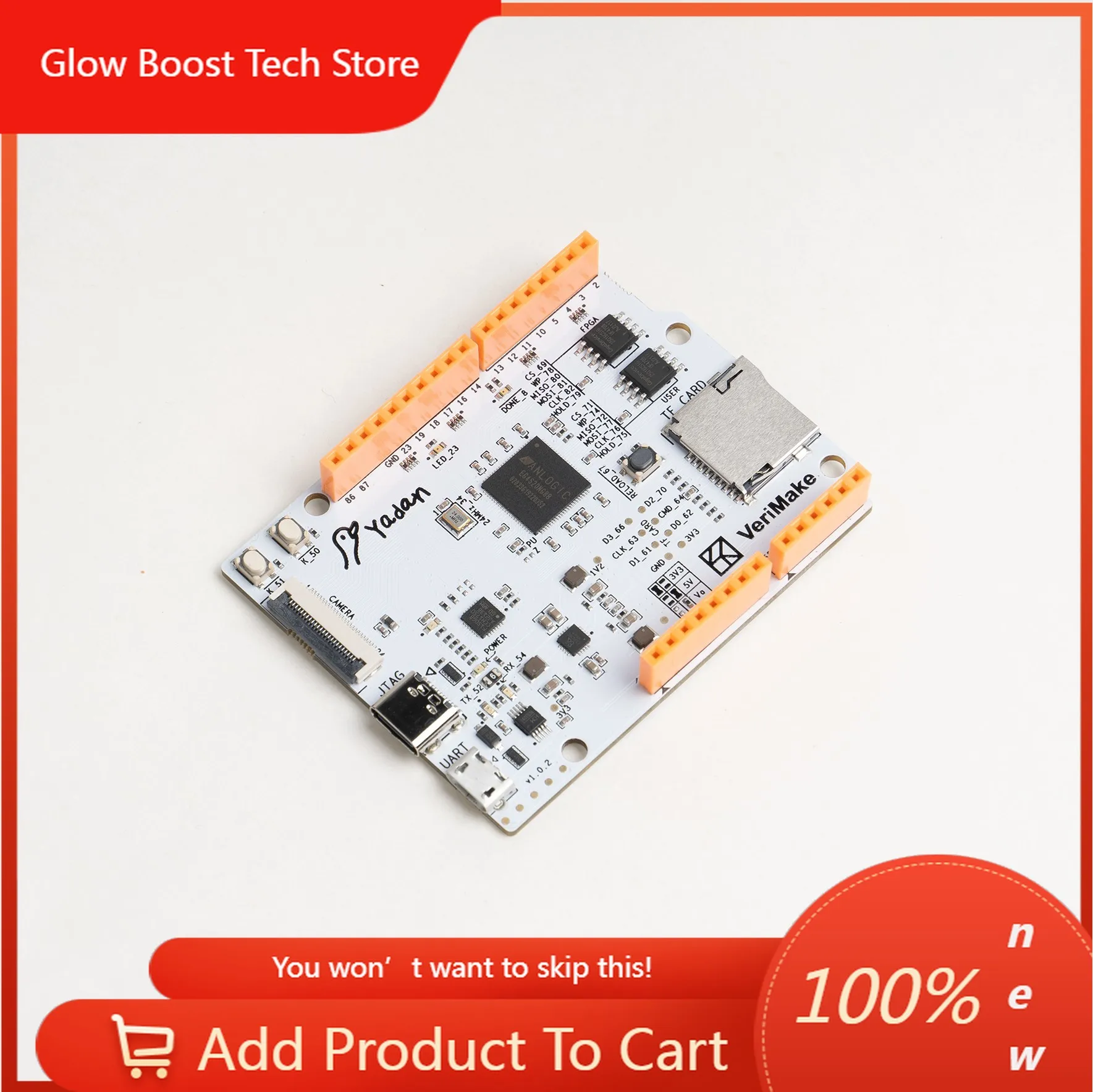 

NYVeriMake YADAN duck eggs FPGA development board 20 k on road Anlogic EG4S20NG88 RISC-V