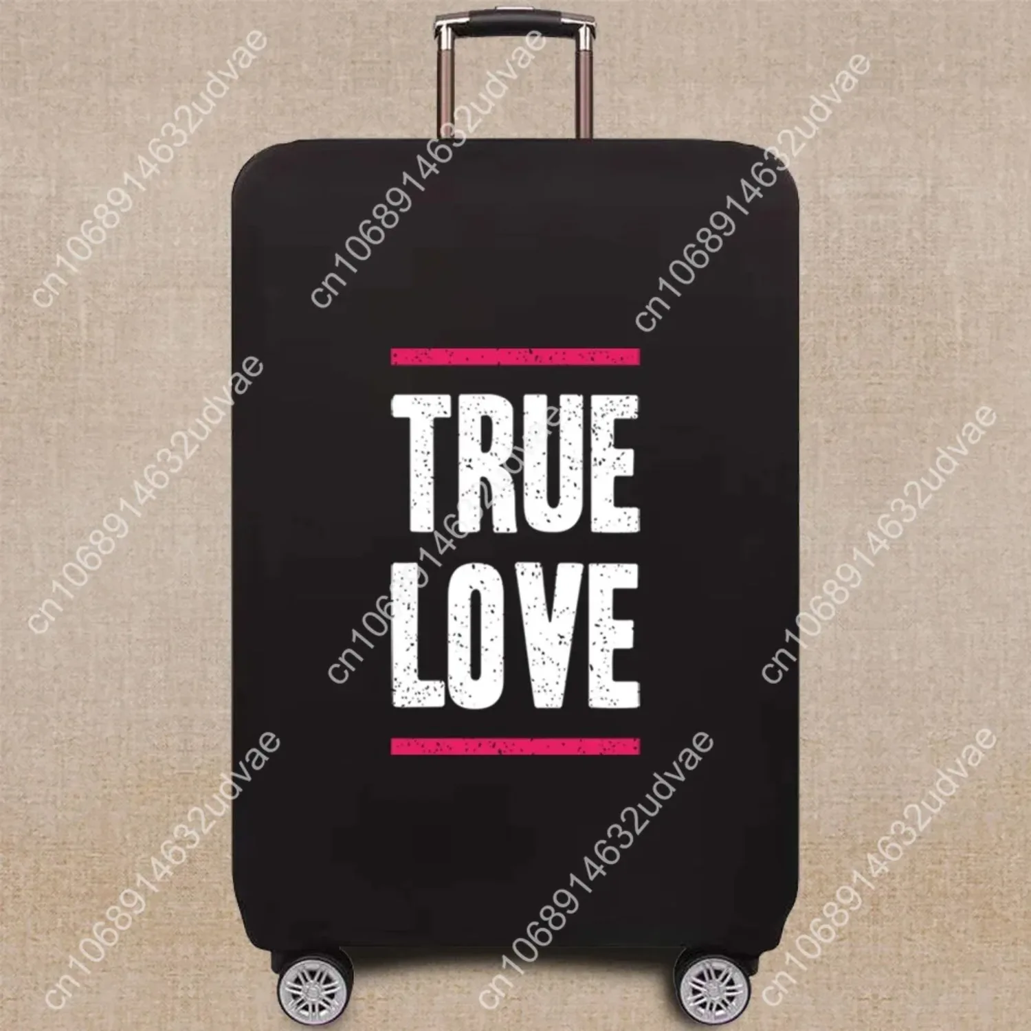 Phrase Pattern Series Live The Life Travel Accessories Luggage Case Suitcase Dust Protective Cover Trolley Case Elastic Cover