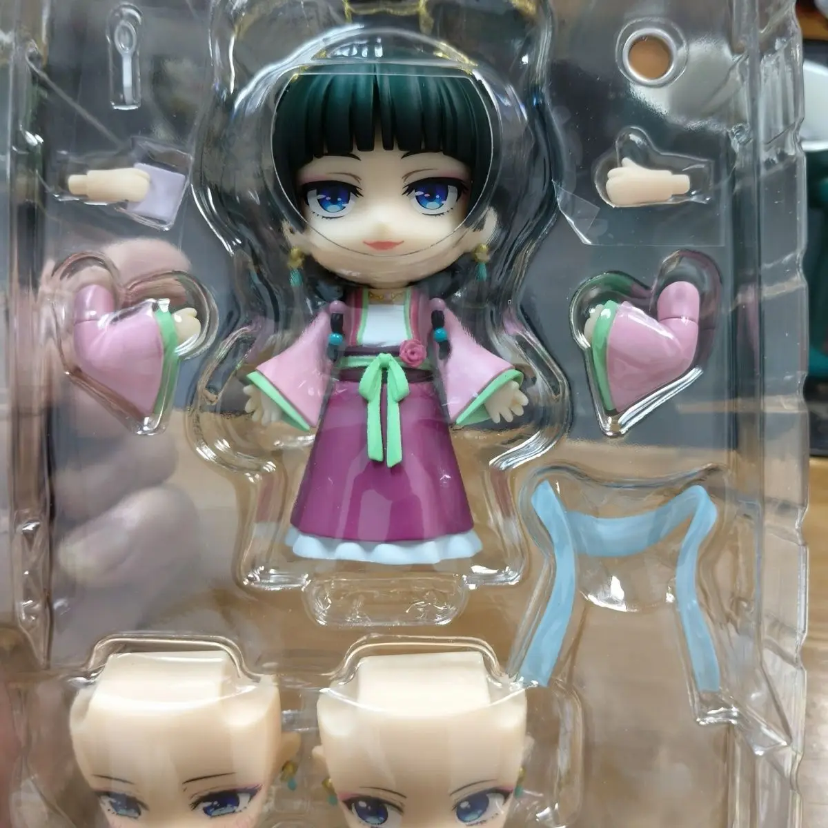 Figuras de acción de Anime The Apothecary Diaries, 10cm, Renshi Maomao, modelo de muñeca de PVC, colección de adornos de escritorio, juguete, regalo de Navidad