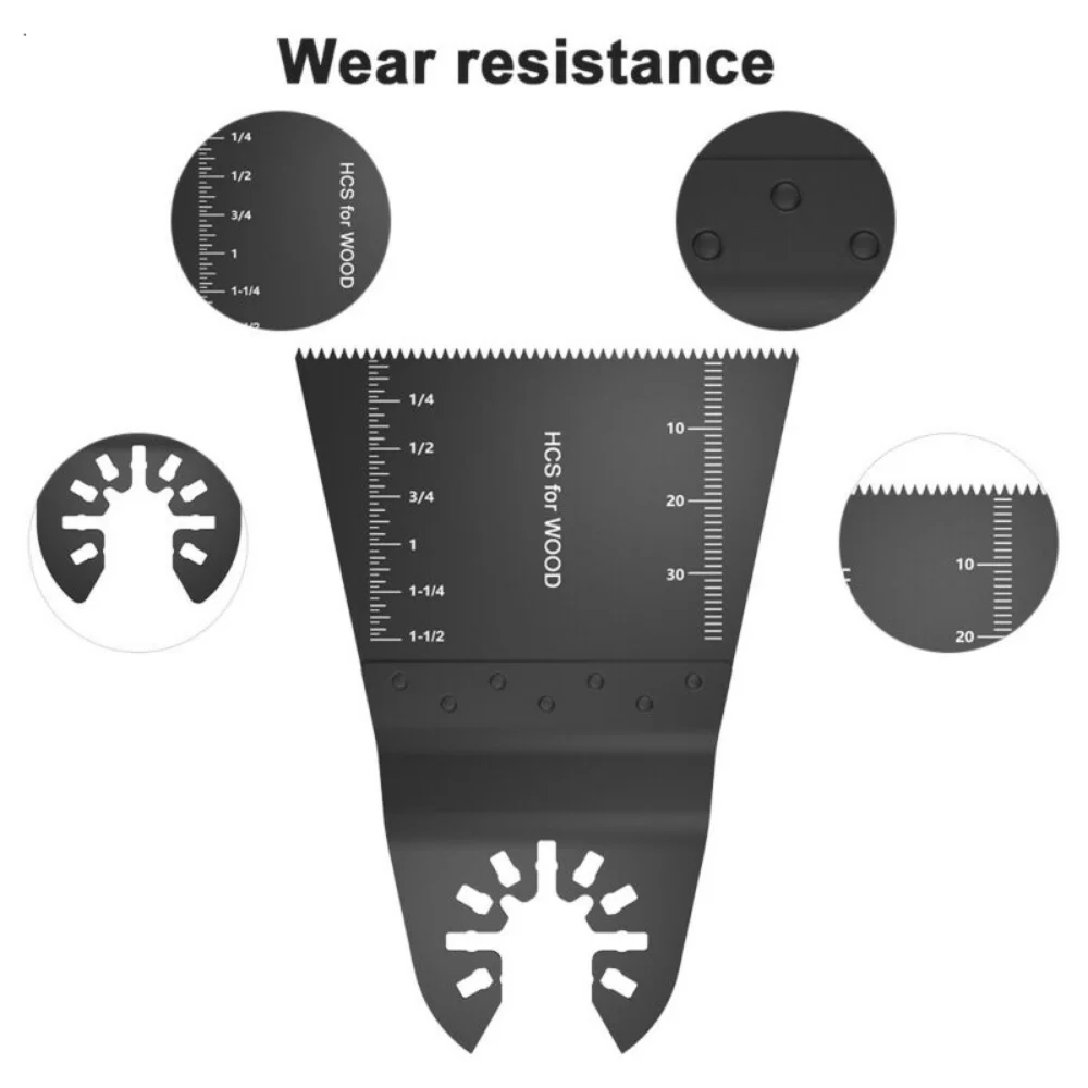 10pcs 65mm HCS Multi-Function Saw Blade Oscillating Saw Blade Multitool Blades Set Universal Cutter Blade for Dermel Milwaukee