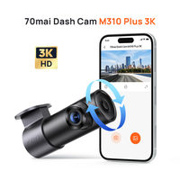 Global Version 70mai Dash Cam M310 Plus 3K 1620P WDR F1.55 Aperture Voice Control Car DVR Wi-Fi 6 Support 24H Parking Mode APP