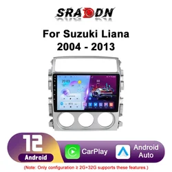 For Suzuki Liana 2004-2013 Car Radio Android Automotive Multimedia Video Player GPS Navigation CarPlay Touch Screen Auto Stereo