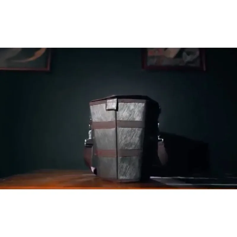 Production Bucket Magic Trick Empty Bucket to Object Production Vanish and Change Foldable Stage Magic Prop for Magicians