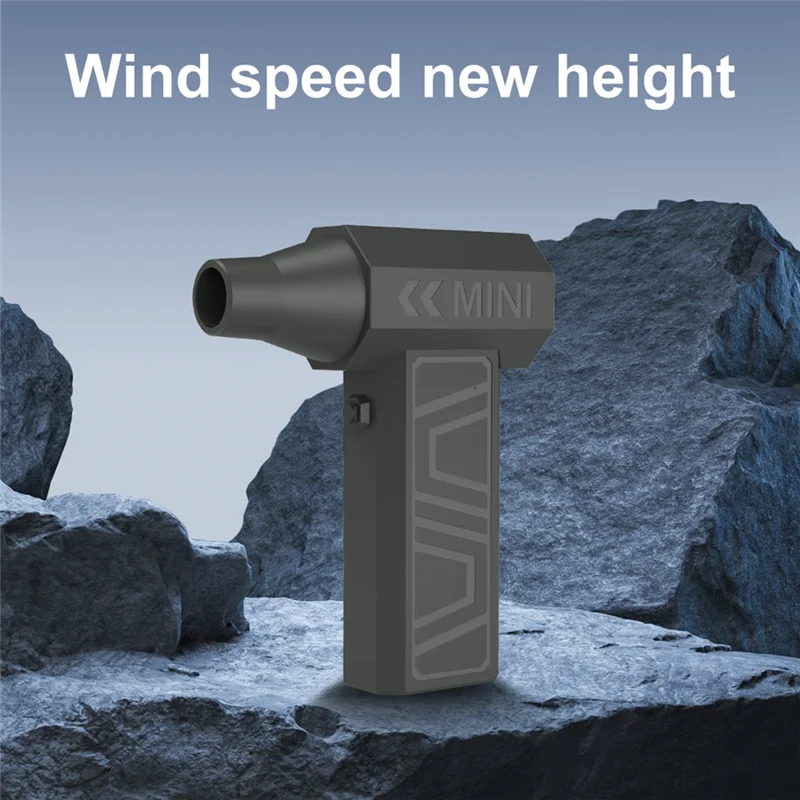 HLZS-Electric Air Duster Cleaning Blower Tool Turbo Jet Fan Electric Air Duster Portable Cleaning Blower Tool B