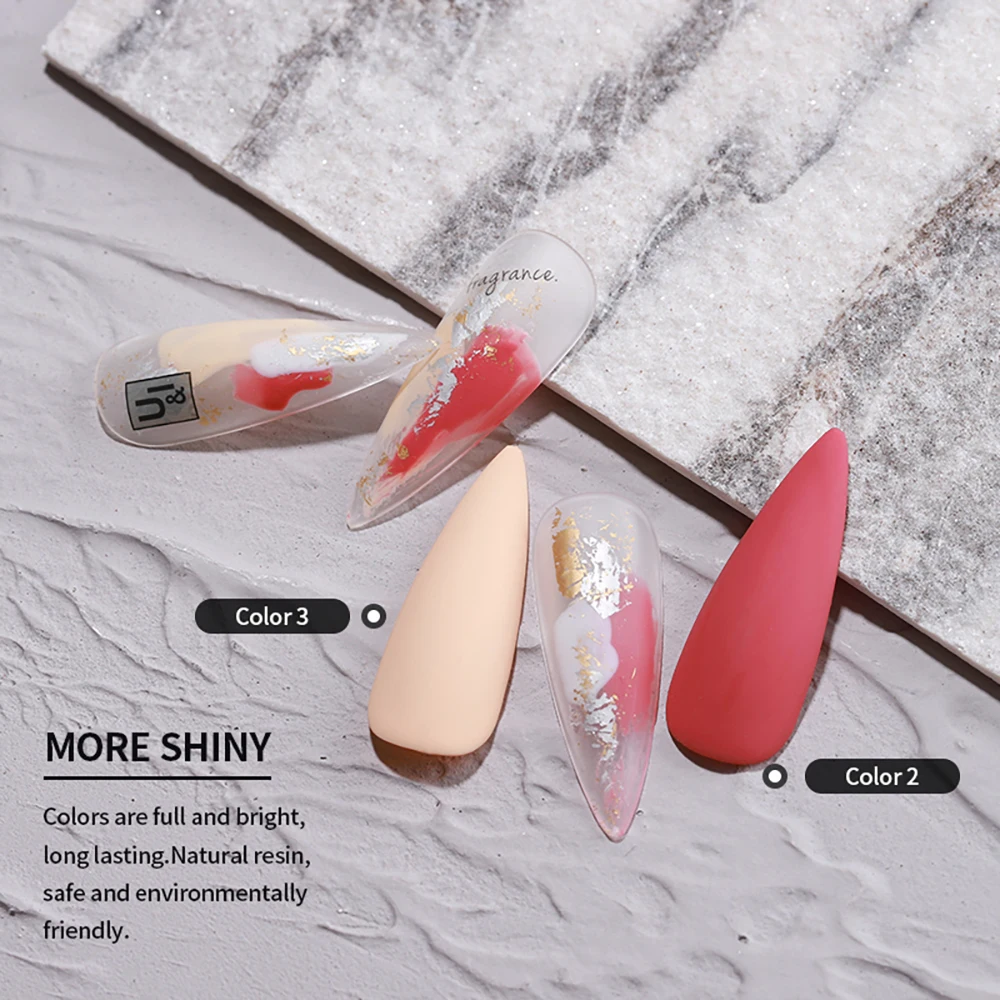 

Набор гель-лаков Vendeeni, 9 цветов (красный, фиолетовый, розовый), УФ/LED, полуперманентный, чистый цвет, с карточкой цветов, без TPO/HEMA