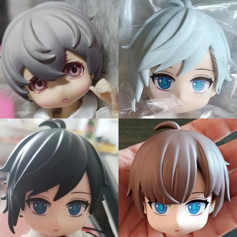 New 1/12 BJD Doll Hairstyle Head GSC Replacement Hair And Face for Obitsu11 Ob11 YMY Body Doll Accessories Surprise XMas Gift