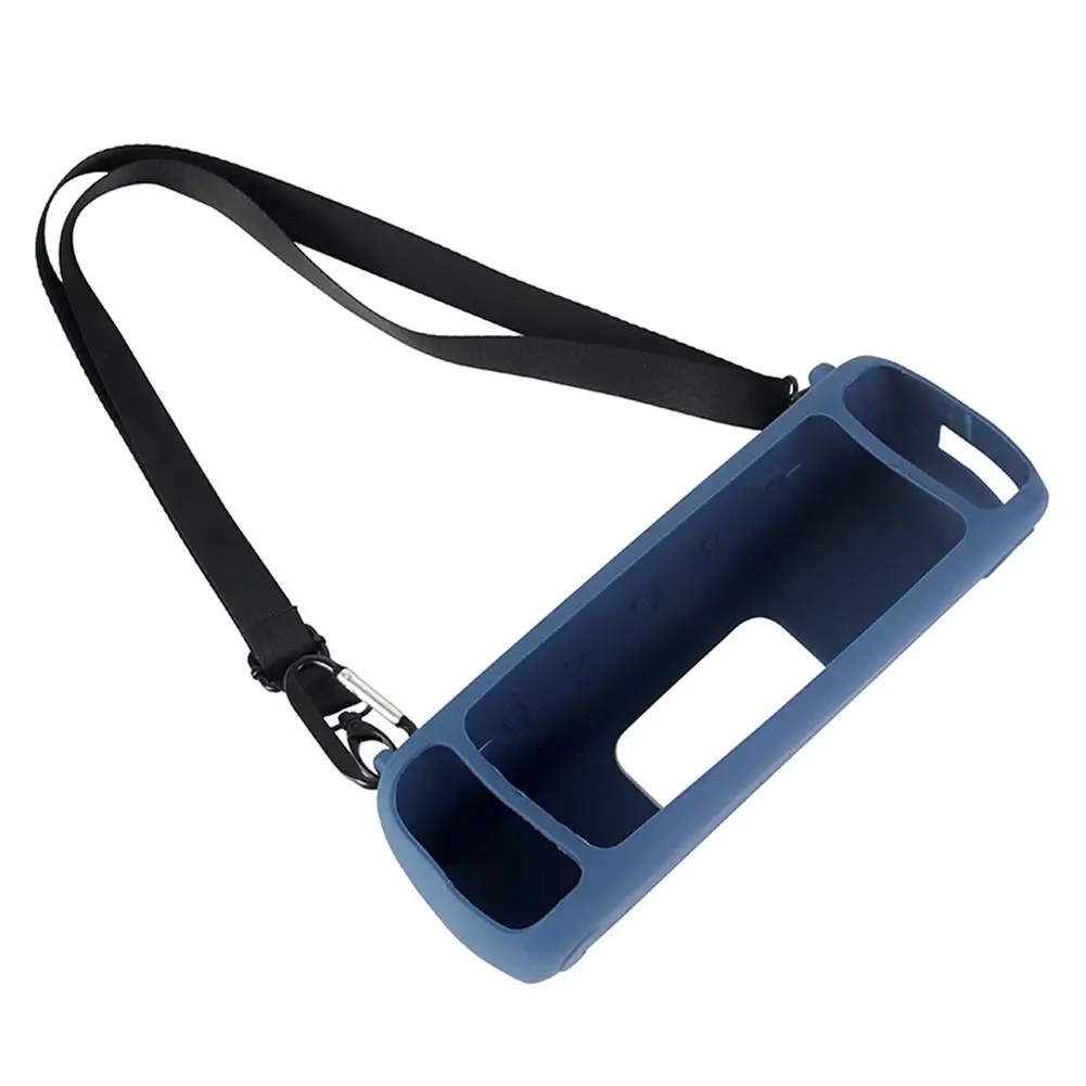 Custodia portatile per altoparlante Bluetooth in Silicone da viaggio per Anker Soundcore Motion + custodia per il trasporto dell'altoparlante Bluetooth con moschettone con cinturino