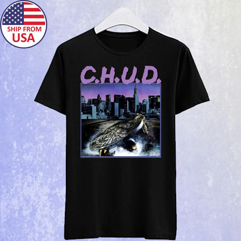 C.H.U.D CHUD Retro Horror Movie Men's Black T-shirt Size S-5XL