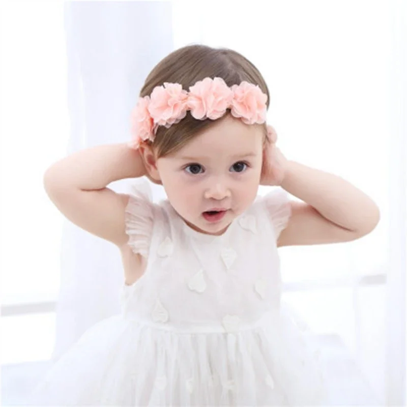 baby headband korean newborn hair bands baby girls hair accessories DIY flowers Children photographed kids photos accessory