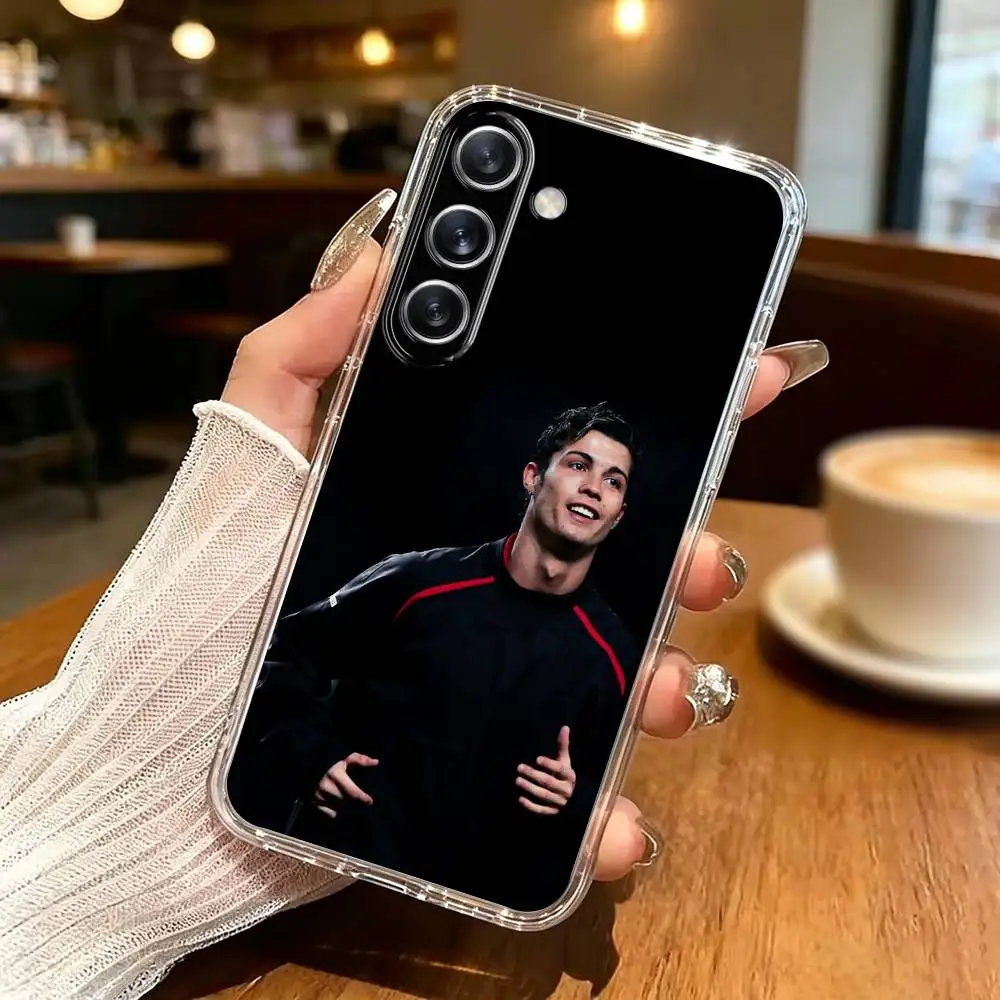 Young CR7 C-Cristiano Ronaldo Phone Case For Samsung Galaxy A91,80,73,72 ,71,53,52,32 ,31,22,21s,20,Transparent Soft Case