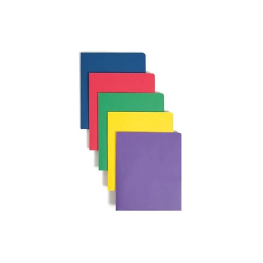 

Two-Pocket Heavyweight File Folder, Letter Size, Assorted Colors, 50 per Carton 87863