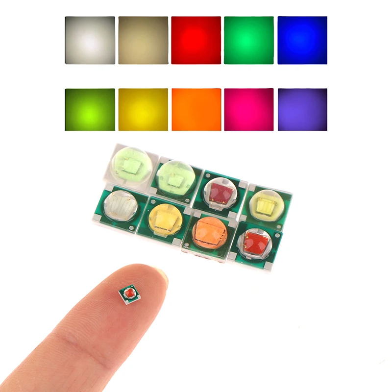 5/10 шт. светодиодная лампа для печатной платы для DIY лампочка SMD LED 3535 чипов 1-3 Вт 3 В бусины свет белый теплый монтаж