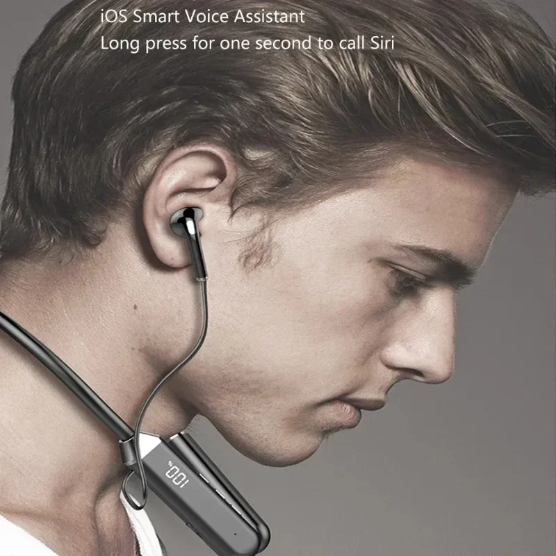 Wireless Earphones Bluetooth 5.3 Headphones Gaming Power Display Headset TWS Earbuds Sport  Headset With Mic