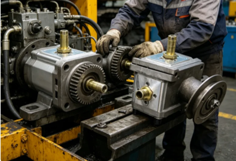 306/310/314/316/320/325 Hydraulic Gear Pump, Single & Double Groove Gear Pump for Mechanical Hydraulic System