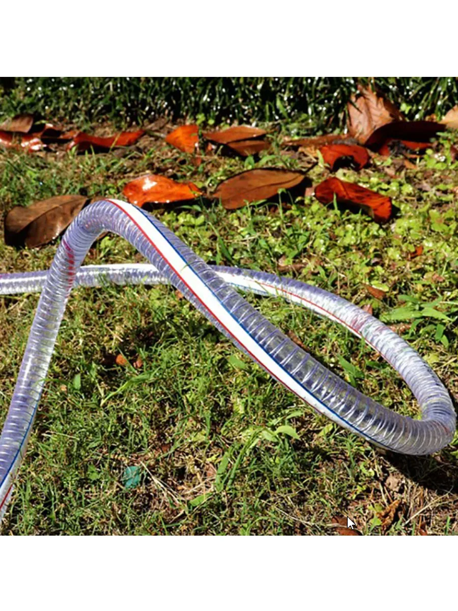 Transparante PVC-staaldraadslang Hoge kwaliteit waterpomp Flexibele buis ID 10-25 mm - afbeelding 2