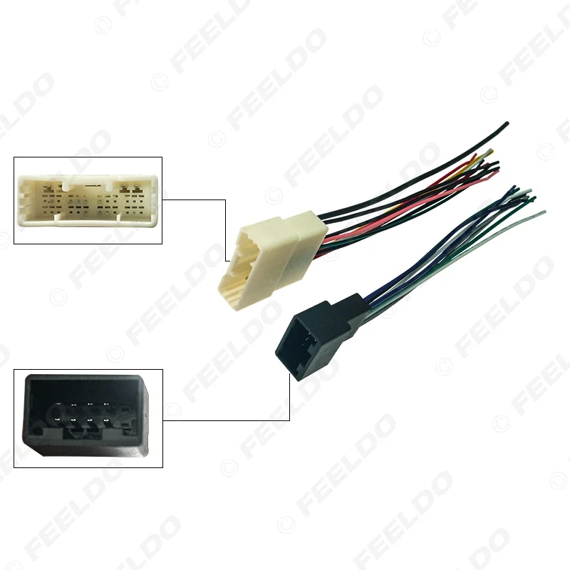 Car Radio Audio 2In1 Wiring Harness Adapter for Toyota Camry 2018+ Aftermarket Installing Stereo Wire Plug Cable