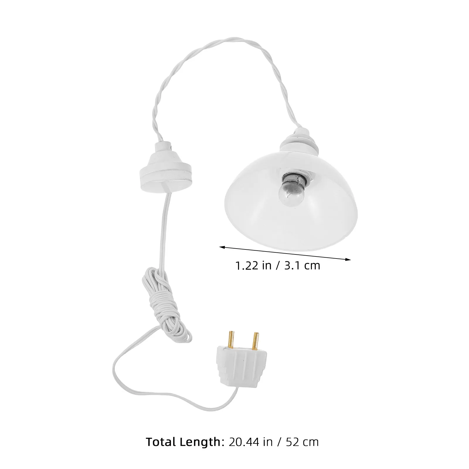 Mini Ceiling Lights For Display Cabinet Decoration Chandelier Dollhouse Hanging Lamp White Scale Miniature Furniture