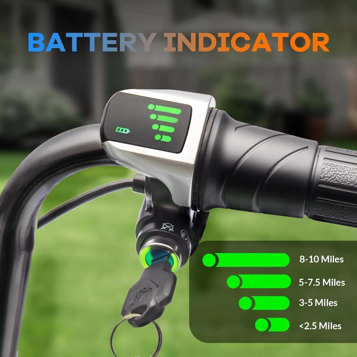 Motocicleta eléctrica para niños, bicicleta de cross eléctrica de 24v y 250w con 2 velocidades de hasta 14 MPH y bicicleta de cross todoterreno continua de 60 minutos